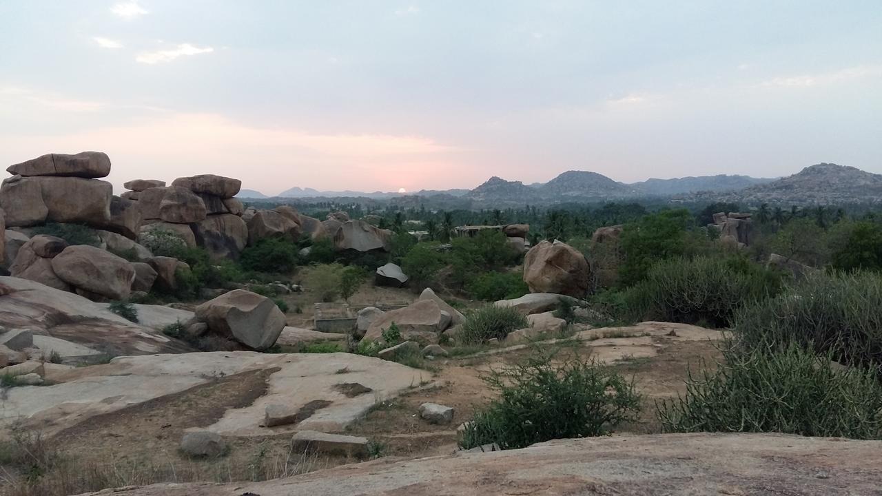 Riverside Homestay Hampi Bagian luar foto